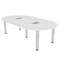 Skutchi Designs 45.25 in W, 84 in L, 29 in H, Engineered Wood Top, White H-RAC-4684-PT-WC-EL - alternate 1